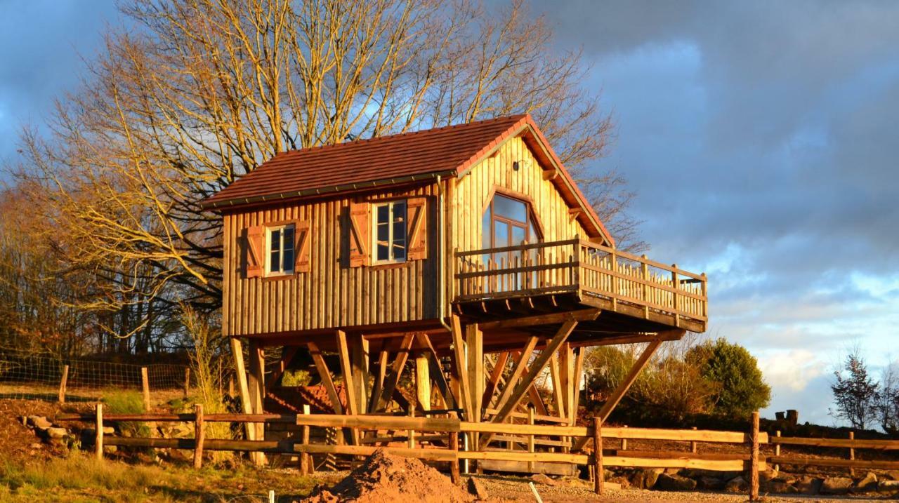 Les Cabanes Des Fontaines Saint-Sernin-du-Bois Dış mekan fotoğraf