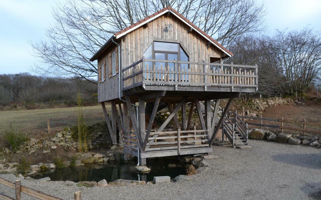 Les Cabanes Des Fontaines Saint-Sernin-du-Bois Dış mekan fotoğraf